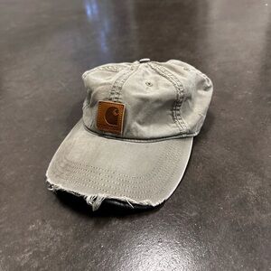 Carhartt green distressed cap